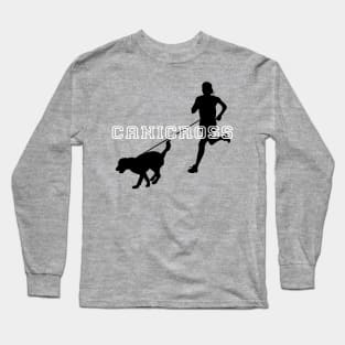 Canicross Dog and Runner Dog Sport Long Sleeve T-Shirt